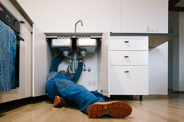 Professional Plumbing technician working in Tewksbury, MA